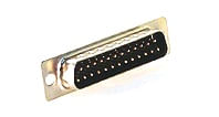 Conector DB25 para Montagem Solda Macho