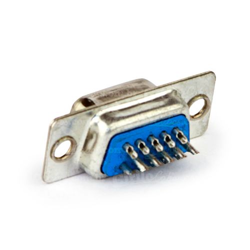 Conector HD 15 Pinos Para Solda Fêmea