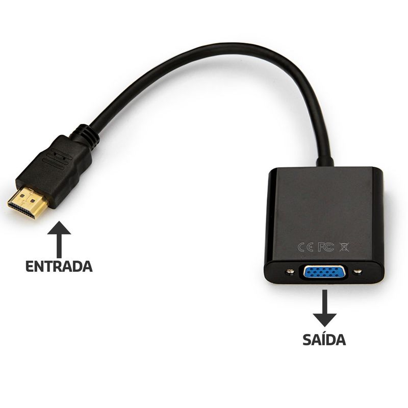 Enumerate Flock Sandy Cabo Conversor Adaptador HDMI para VGA