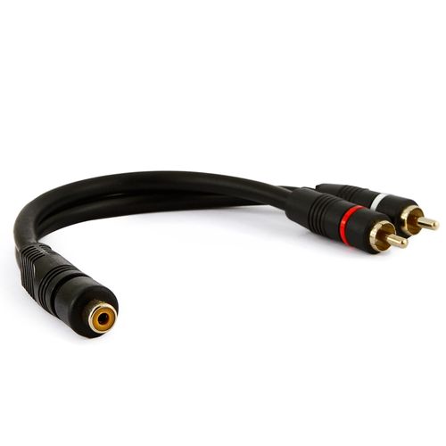 Cabo Y - 1 RCA Fêmea para 2 RCA Macho