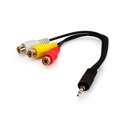 Cabo AV  3 RCA - Áudio e Vídeo Com P2 - TV LED Samsung