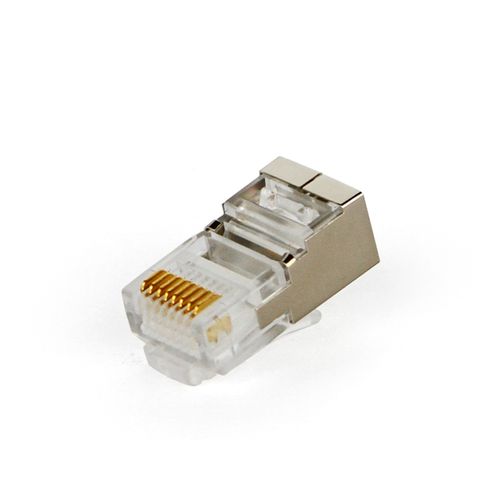 Conector RJ45 Blindado Cat5e 8 Vias