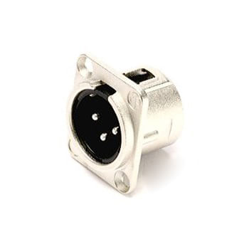 Conector XLR Macho Painel Santo Ângelo