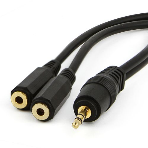 Cabo Plug P2 Estéreo X 2 Jack J2 Estéreo