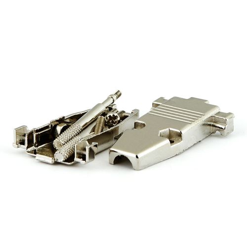 Capa Conector VGA 15 Pinos Metal Niquelado kit Longo