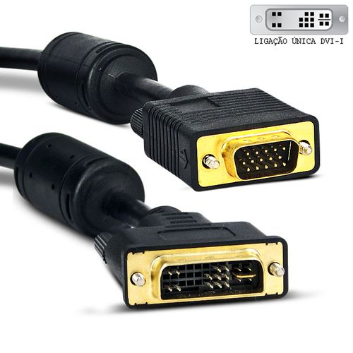 Cabo DVI para VGA