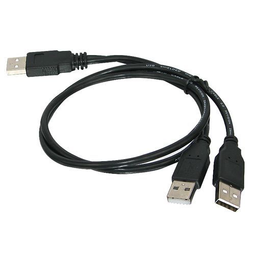Cabo USB para HD Externo - 1 USB x 2 USB