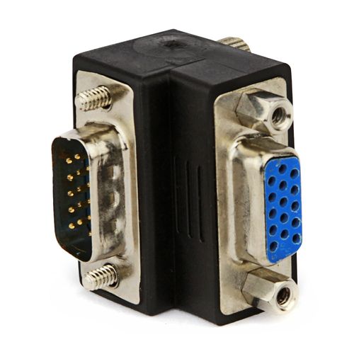 Adaptador VGA Macho para VGA Fêmea 90º