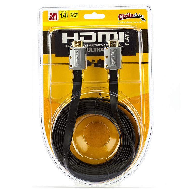 7246-Cabo-HDMI-FLAT-Desmontavel-1.4-Ultra-HD-3D-5metro-CiriloCabos