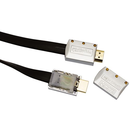 Cabo HDMI FLAT Desmontável 1.4 Ultra HD 3D, 2 metros - Cirilo Cabos