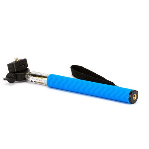 Kit Suporte para Selfie, Monopod + Controle Shutter Bluetooth, Azul