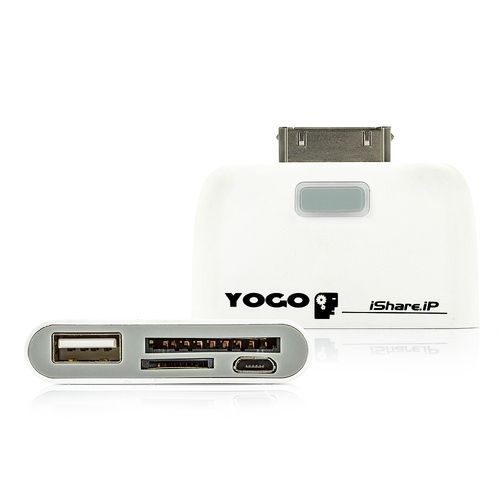 Adaptador Para iPad e iPad2 Yogo 4x1 - USB, Micro USB, SD, Micro SD