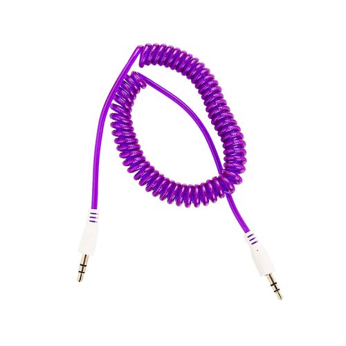 Cabo P2 para P2 Auxiliar Espiral de Áudio 1,20m