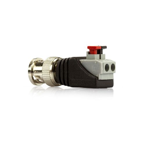 Adaptador Borne Pressão x Plug BNC Macho