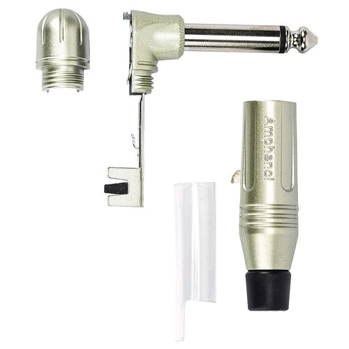 Plug P10 Mono, 90 graus, ACPM-RN - Amphenol