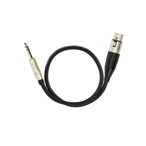 Cabo de Microfone P10 para XLR Fêmea Amphenol