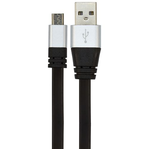 Cabo Micro USB Flat Celular de Silicone Carregador e Dados