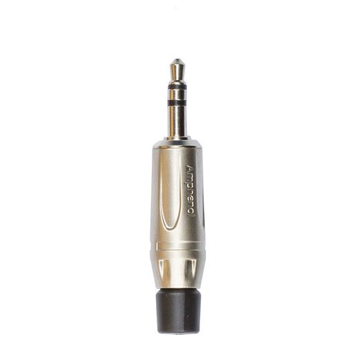 Plug P2 Estéreo, KS3P, 3.5mm, Phone STR, Metal - Amphenol