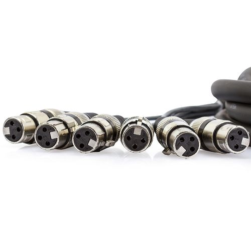Multicabos com Conectores XLR 8 Vias - Cirilo Cabos