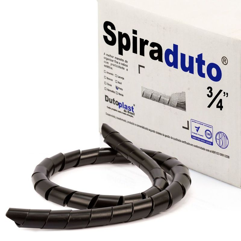 8364-01-Spiraduto-3-4-Organizador-de-Cabos-Dutoplast-Preto-CiriloCabos