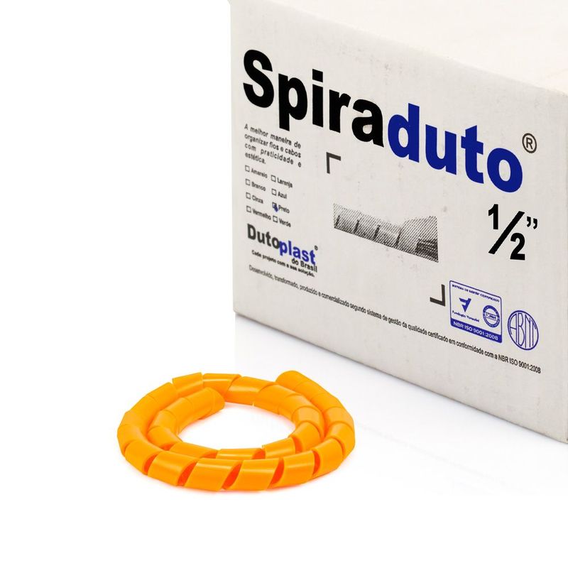 8376-01-Spiraduto-1-2-Organizador-de-Cabos-Dutoplast-Laranja-CiriloCabos