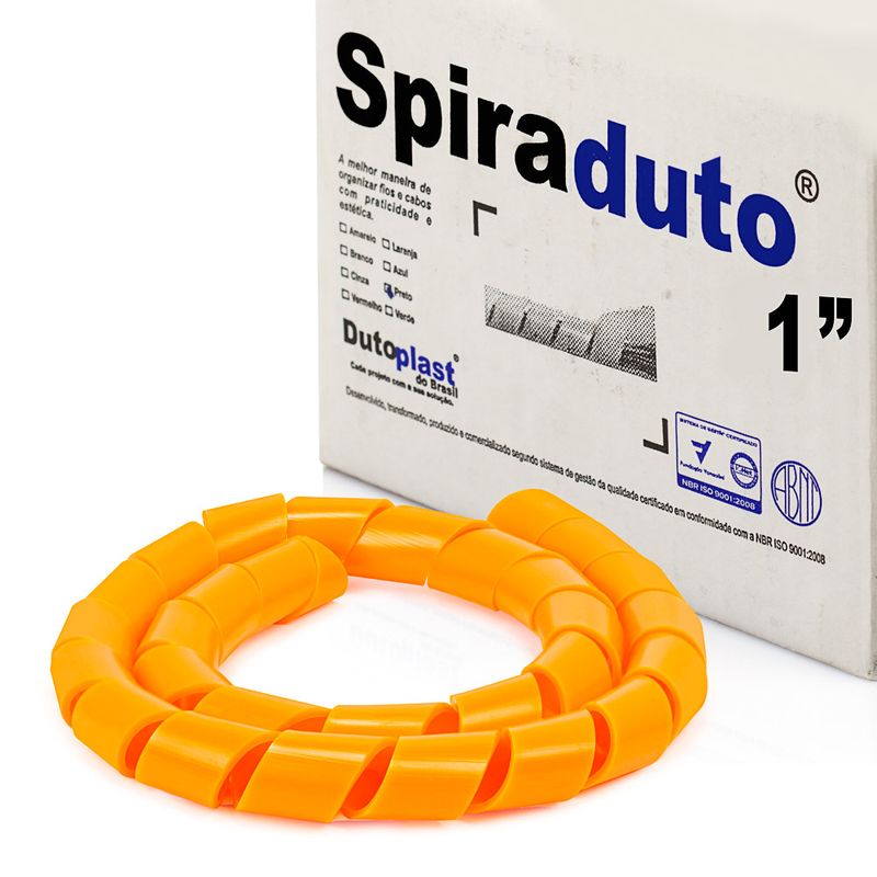 8379-01-Spiraduto-de-1--Organizador-de-Cabos-Dutoplast-Laranja-CiriloCabos