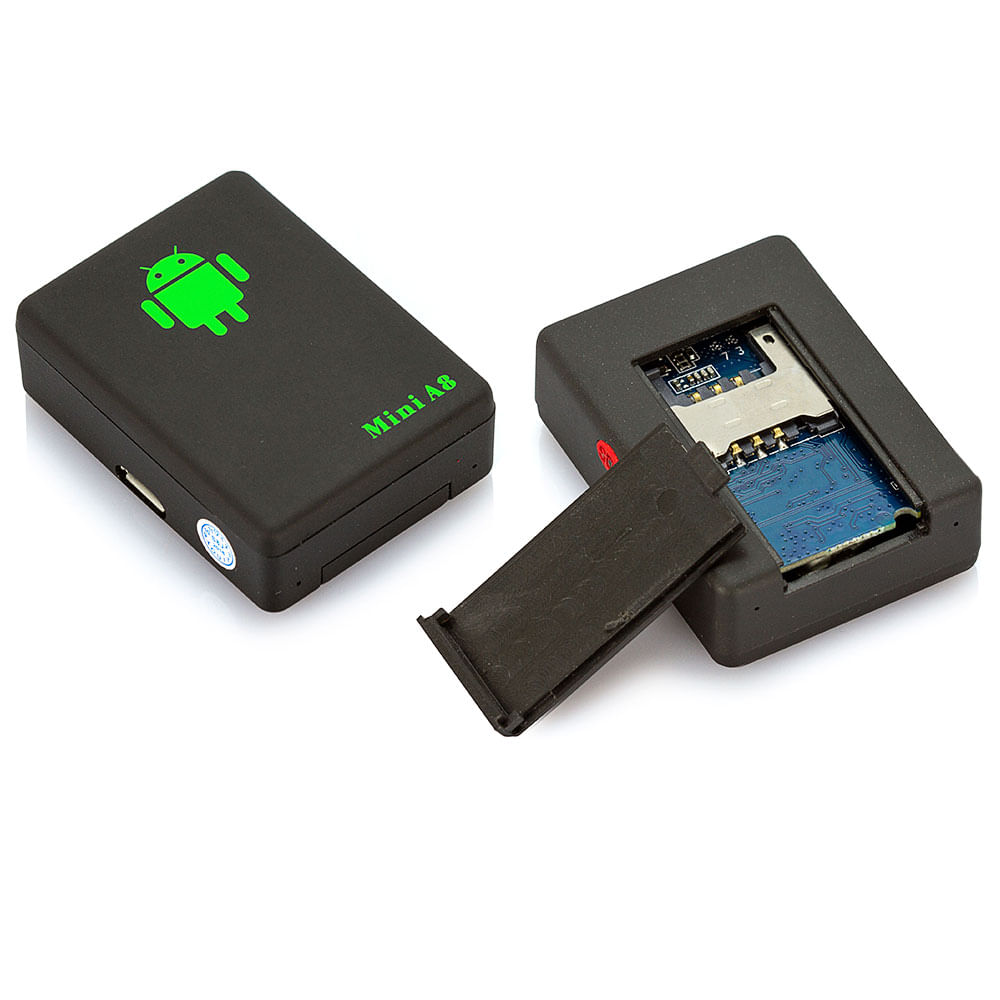Rastreador Mini A8 Espião GSM, GPS Localizadora Celular - Cirilo Cabos