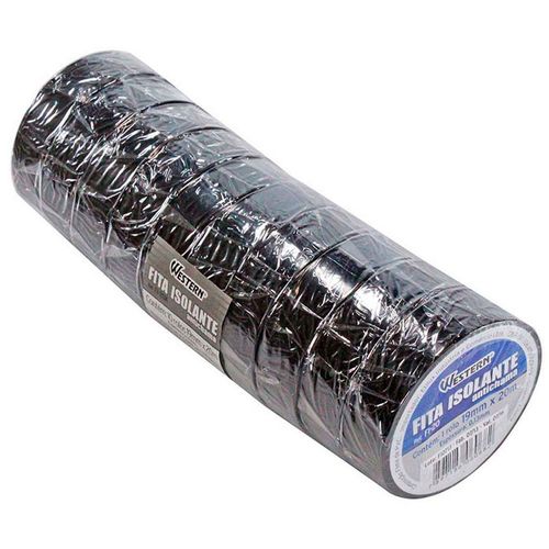 10 Fitas Isolante Antichamas 19mm x 20m - Western