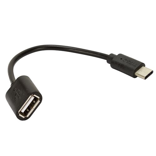 Cabo USB Tipo C Macho para USB OTG 3.1 Fêmea