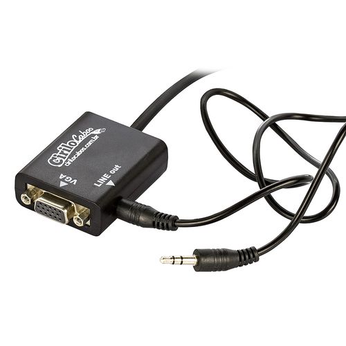 Cabo Conversor HDMI para VGA com Áudio Cirilo Cabos