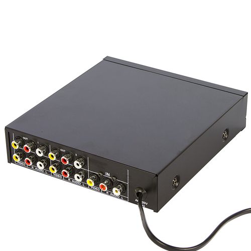Distribuidor Vídeo Splitter RCA 1 para 4 - Cirilo Cabos