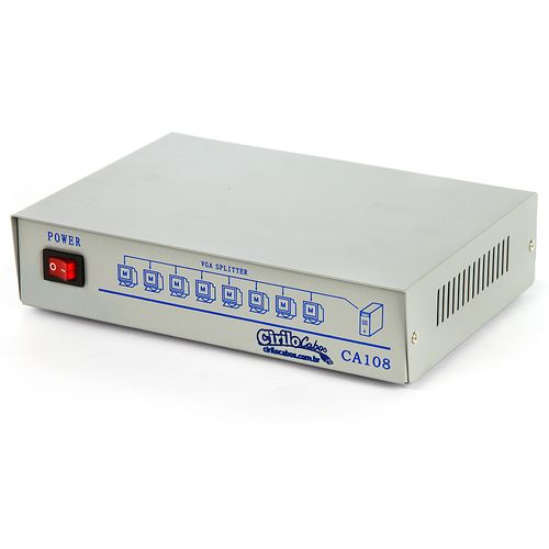 Vídeo Splitter 1x8 - Distribuidor de Sinal VGA
