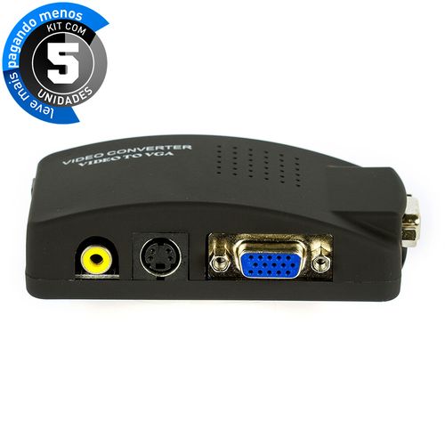Kit com 5 Conversor TV para PC