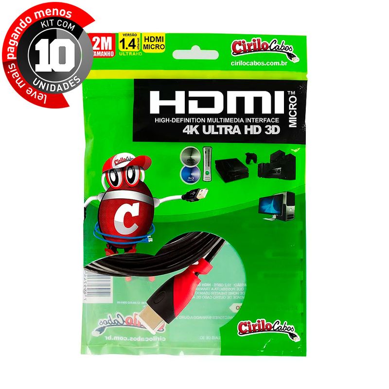 7257-10-kit-cabos-micro-hdmi-para-hdmi-ultra-hd-3d-2metros-cirilocabos