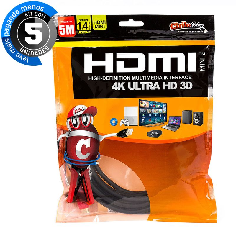 7255-kit-05-cabo-mini-hdmi-para-hdmi-1-4-ultra-hd-3d-5-metros-cirilo-cabos
