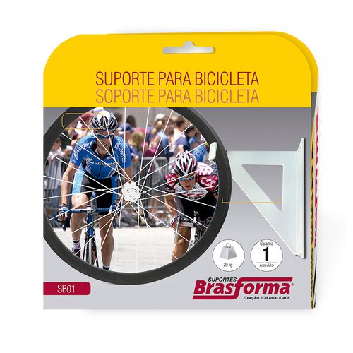 Suporte Fixo de Teto e Parede para Bicicletas - SB01- Brasforma