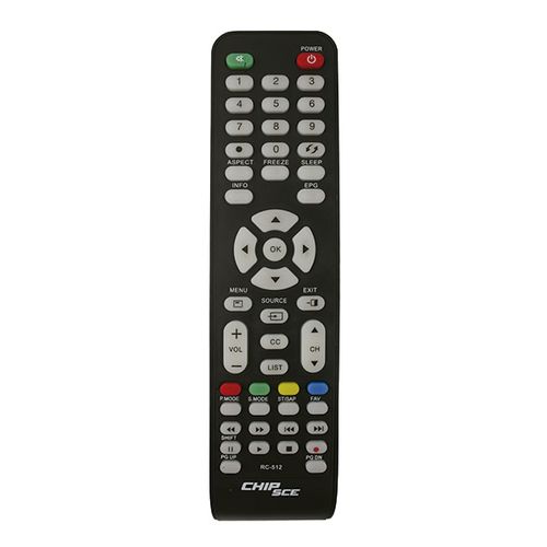 Controle Remoto para TV CCE de LED e LCD Linha Stile RC-512