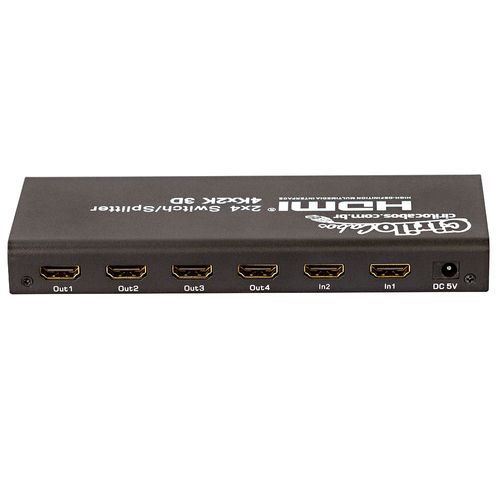 Switch/Splitter Matrix 2x4 HDMI 3D Full HD