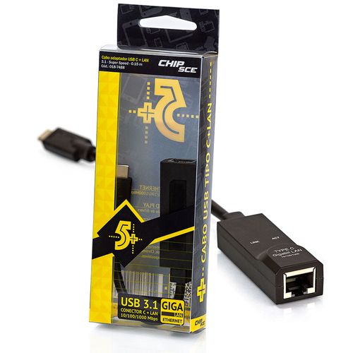 Adaptador USB-C 3.1 para Conector RJ45 LAN