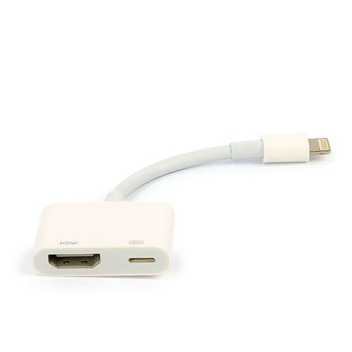Adaptador de Áudio e Vídeo Lightning Digital para Iphone/Ipad