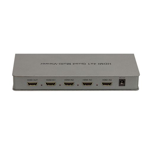 Multi-Viewer Switch HDMI 4x1 Quad Inteligente Full HD 1080p