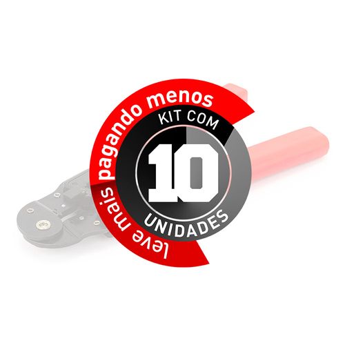 Kit com 10 Alicates de Crimpar RJ45