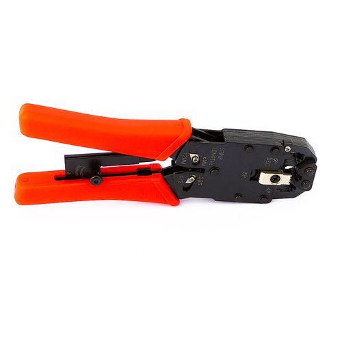 Alicate de Crimpar RJ45 Profissional Vermelho