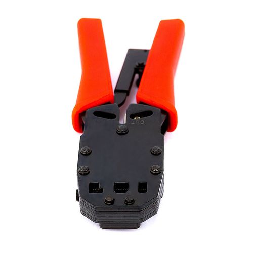 Alicate de Crimpar RJ45 Profissional Vermelho