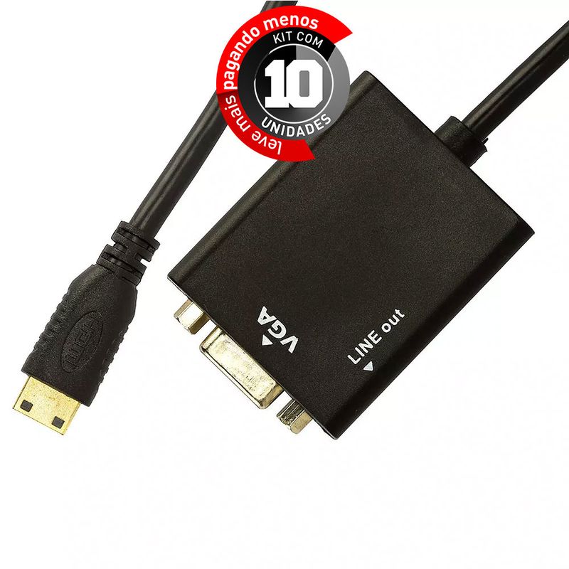 cabo-adaptador-mini-hdmi-para-vga-com-audio-cirilocabos-6900-kit-com-10-1