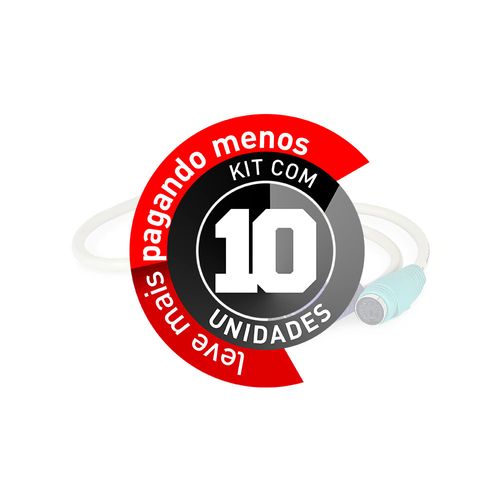 Kit com 10 Adaptadores USB para PS2