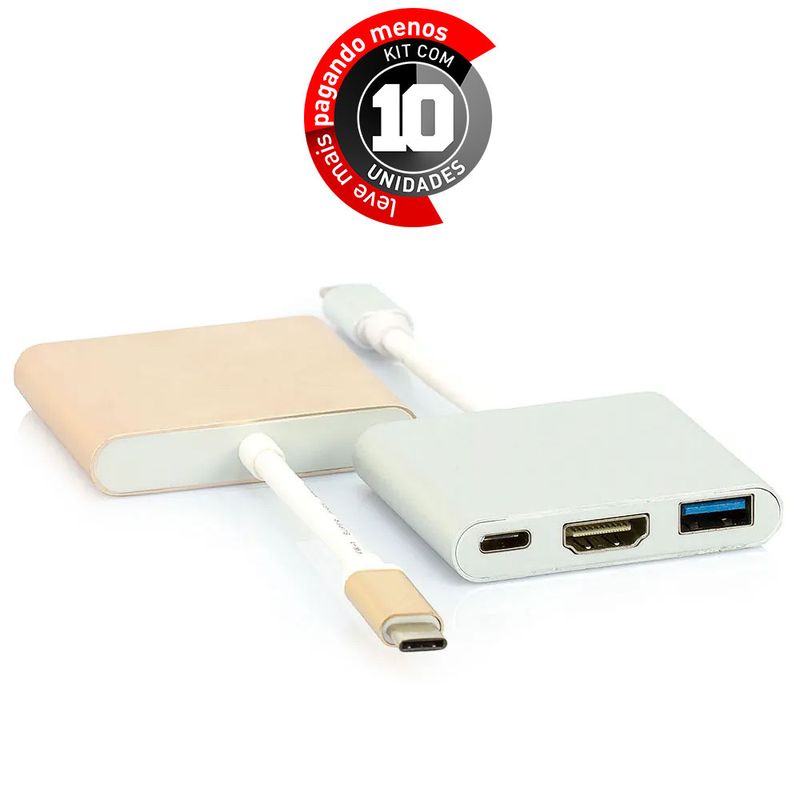 adaptador-usb-c-multiporta-com-usb-hdmi-e-usb-c-prata-cirilocabos-8324-kit-com-10-1