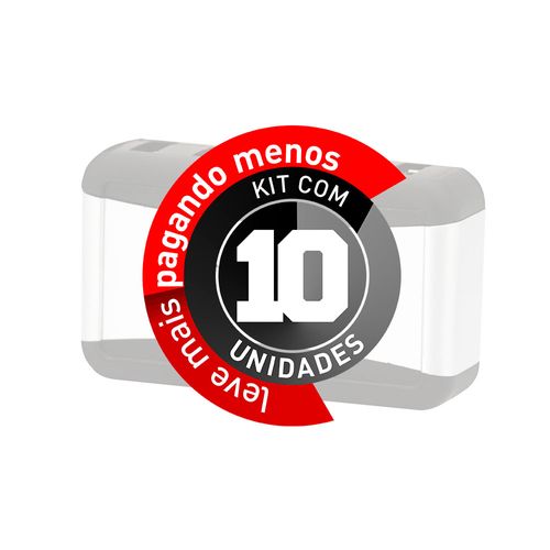 Kit com 10 HUB 7 Portas USB 2.0, Com Fonte de Energia