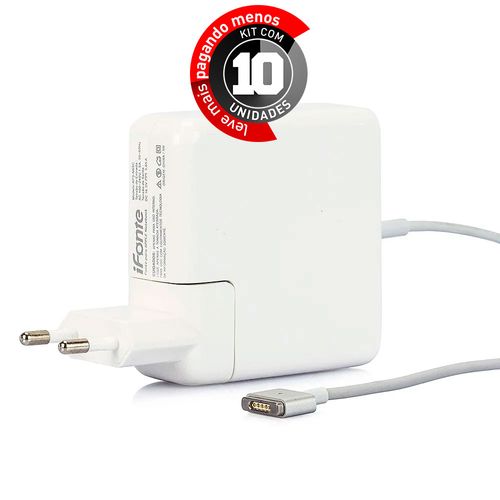Kit com 10 Fonte Carregador MacBook Pro AP3-N60C 60W - MagSafe 2