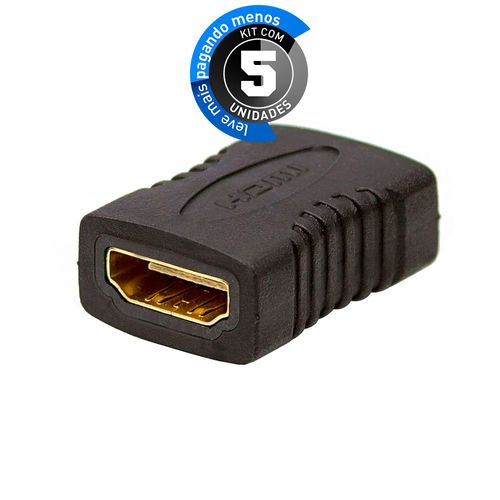 Kit com 5 Emenda HDMI